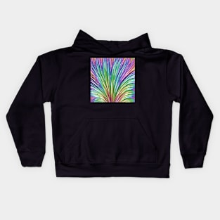 Rainbow of pastel colours Kids Hoodie